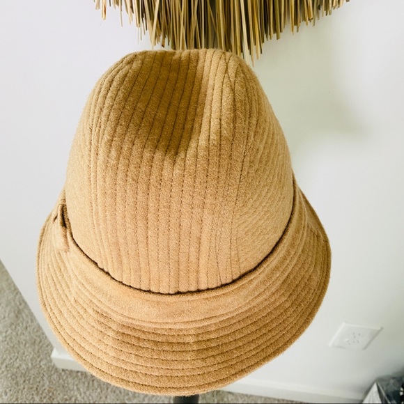 70s Unisex 100% Camel Hair Traveller Style Hat By Deerskin Trading Post - Picture 6 of 8